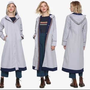 BBC Her Universe 13th DOCTOR WHO Thirteenth Cosplay Costume Gray Trench …